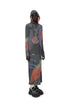 Drawing by Kristina HOOD DRESS -TWO BUDDAHS- *Last1
